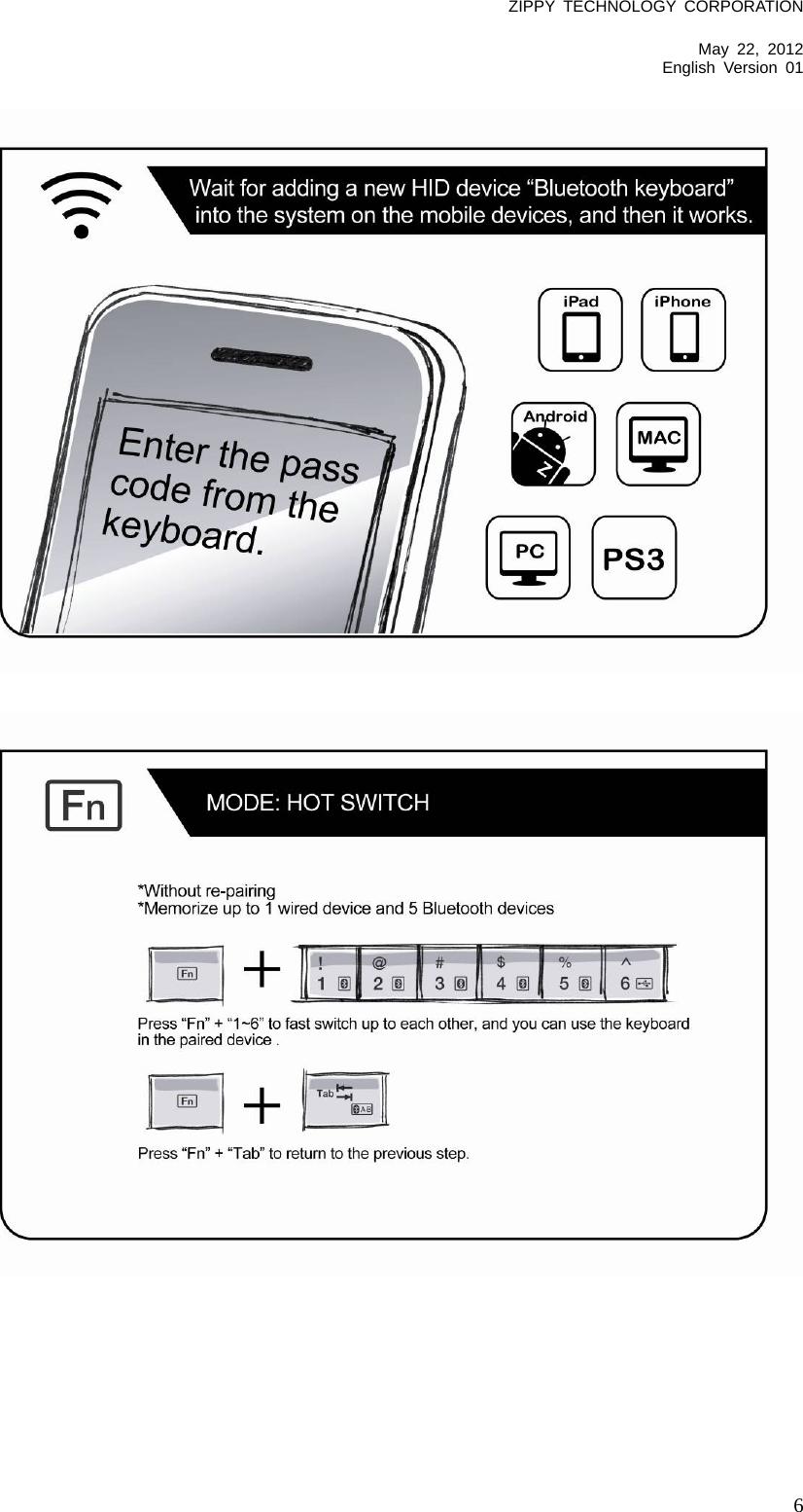 ZIPPY TECHNOLOGY CORPORATION  May 22, 2012 English Version 01   6     