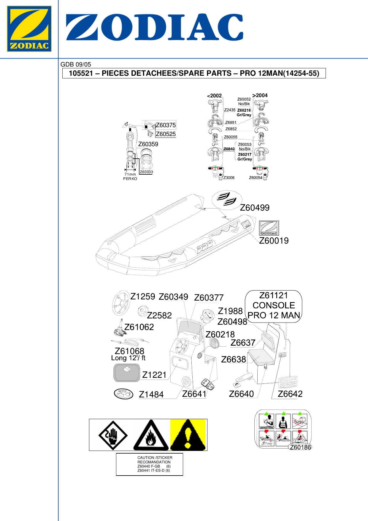 Page 1 of 3 - Zodiac Zodiac-Pro-12Man-Users-Manual- 02  Zodiac-pro-12man-users-manual