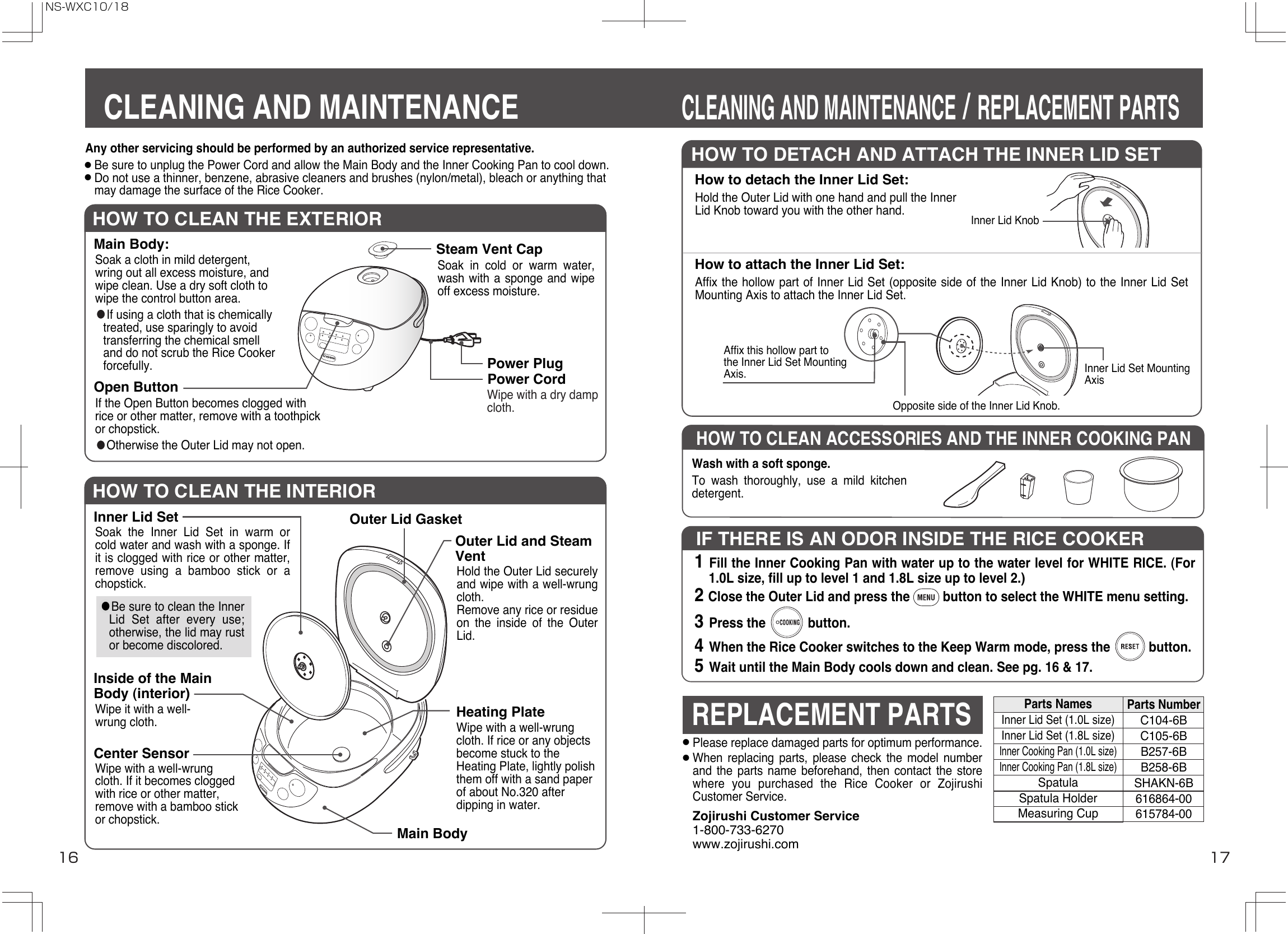 Page 9 of 11 - Zojirushi Zojirushi-Ns-Wxc10-Users-Manual- NS-WXC00  Zojirushi-ns-wxc10-users-manual