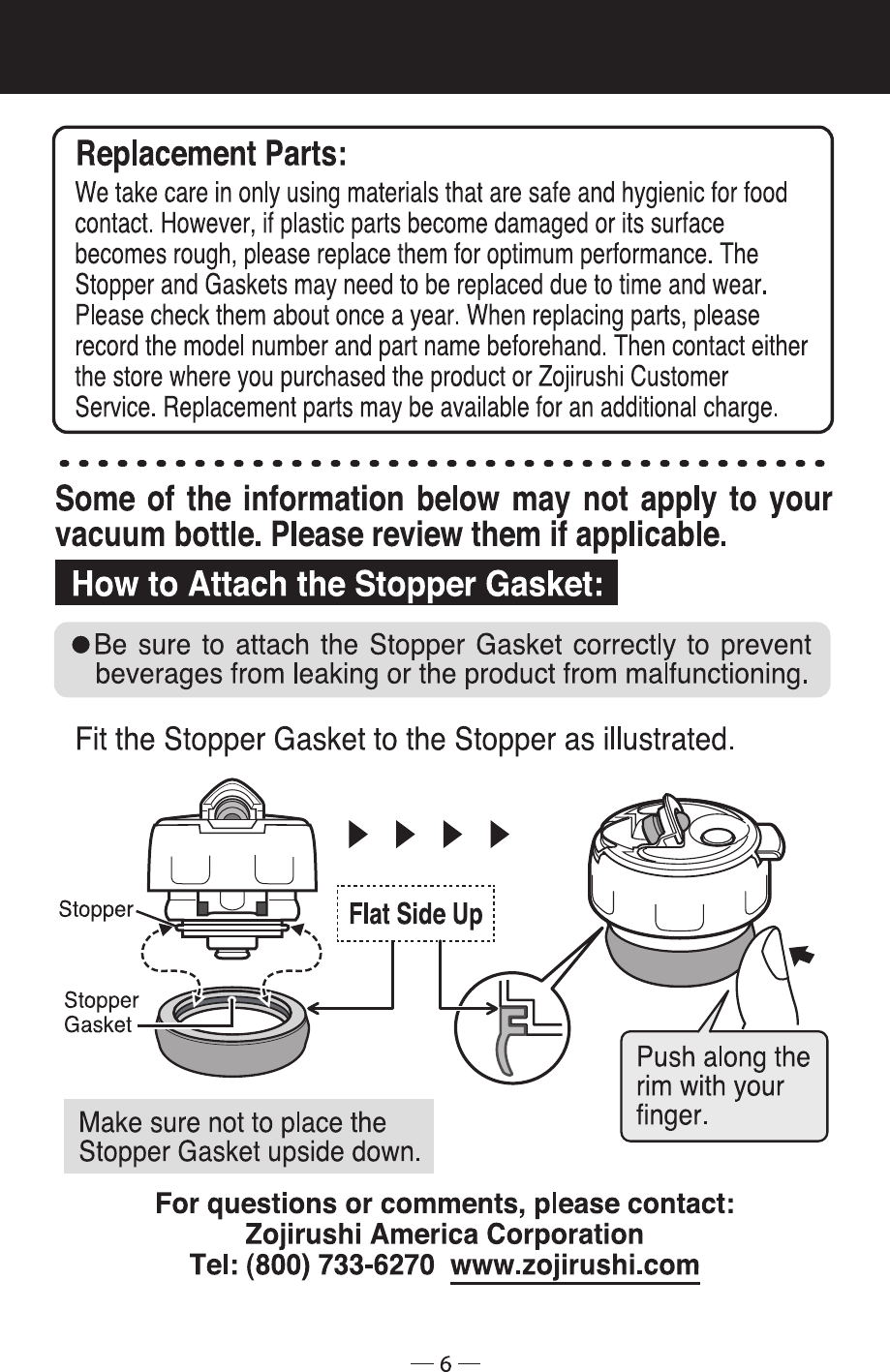 Page 6 of 6 - Zojirushi Zojirushi-Sv-Ghe50-Owner-S-Manual P1