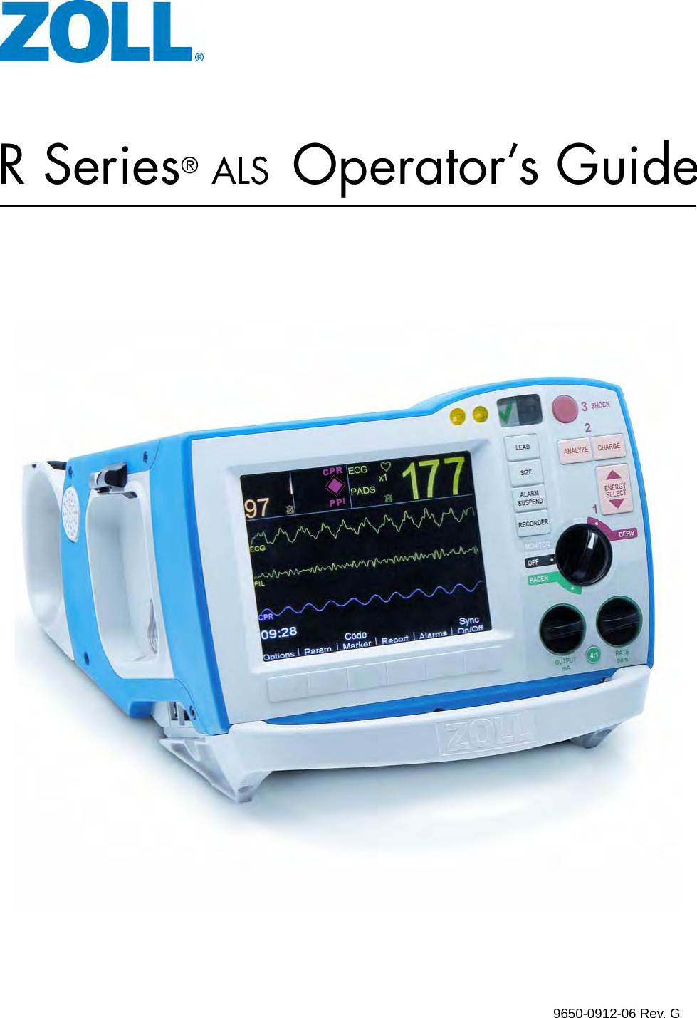 R Series® ALS  Operator’s GuidePPICPR9650-0912-06 Rev. G
