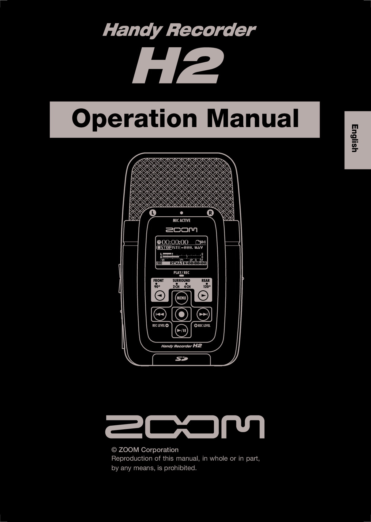 Page 1 of 1 - Zoom Zoom-H2-Operation-Manual-  Zoom-h2-operation-manual