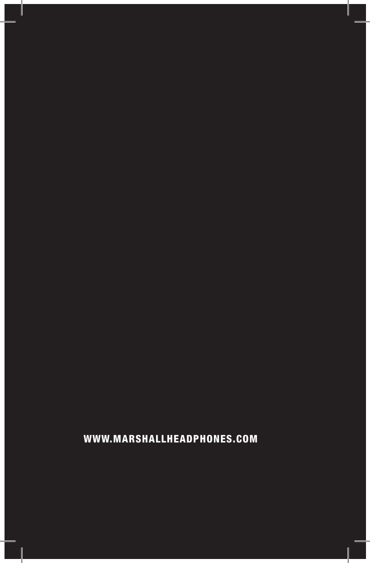 WWW.MARSHALLHEADPHONES.COM