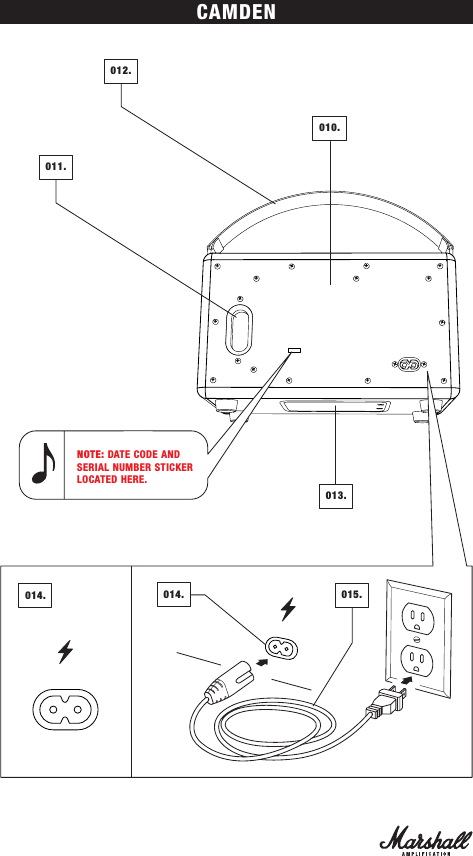 CAMDENNOTE: DATE CODE AND SERIAL NUMBER STICKER LOCATED HERE.010.011.012.013.014. 015.014.