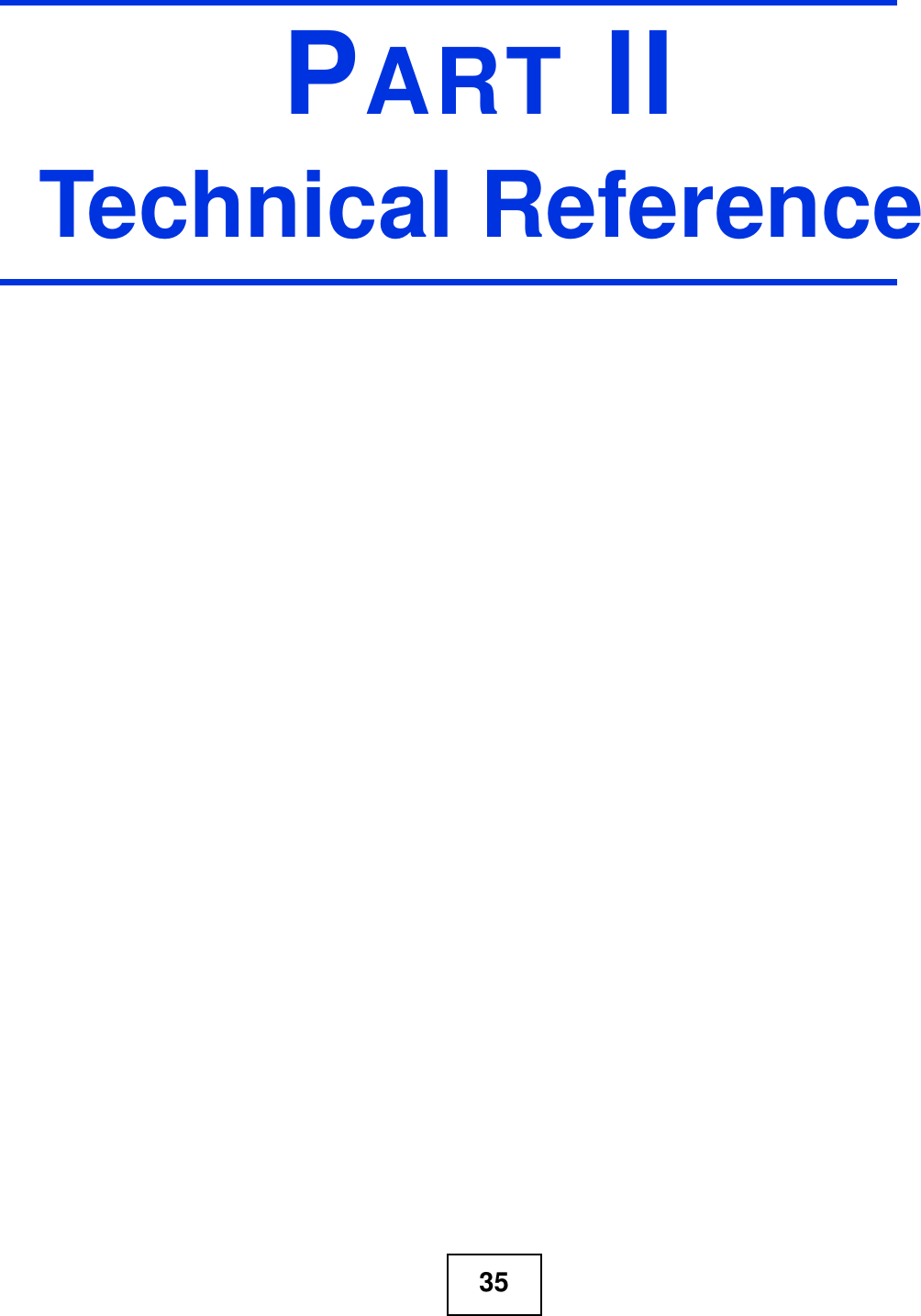 35PART IITechnical Reference