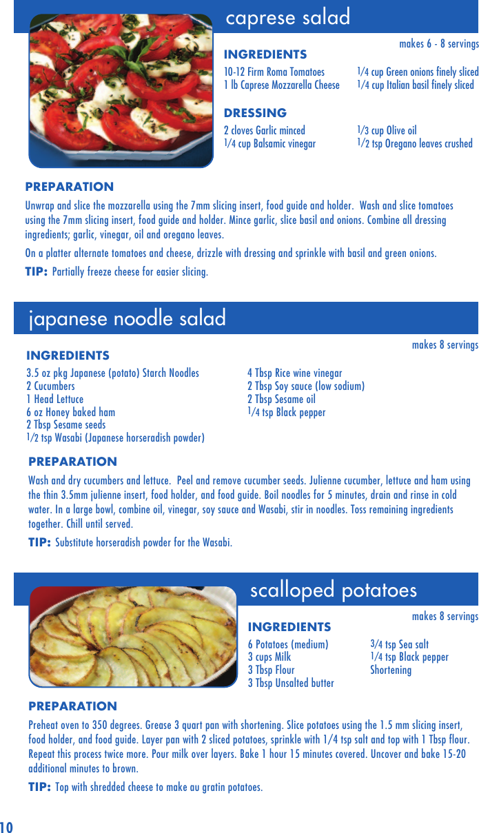 Page 10 of 12 - Zyliss Zyliss-Easyslice-Mandoline-Users-Manual-  Zyliss-easyslice-mandoline-users-manual