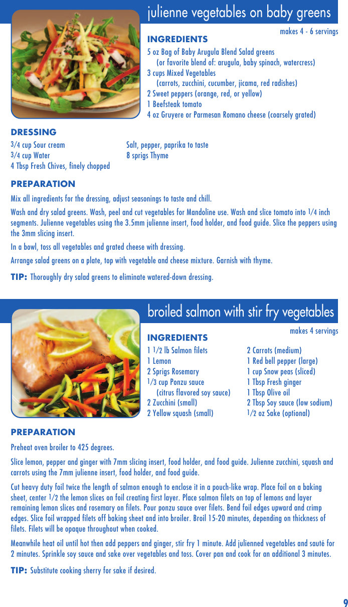 Page 9 of 12 - Zyliss Zyliss-Easyslice-Mandoline-Users-Manual-  Zyliss-easyslice-mandoline-users-manual