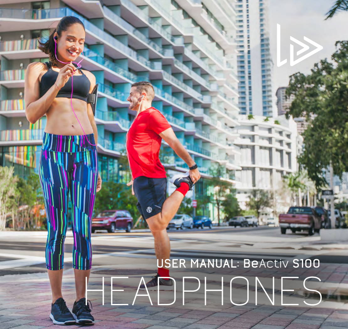 HEADPHONESUSER MANUAL: BeActiv S100