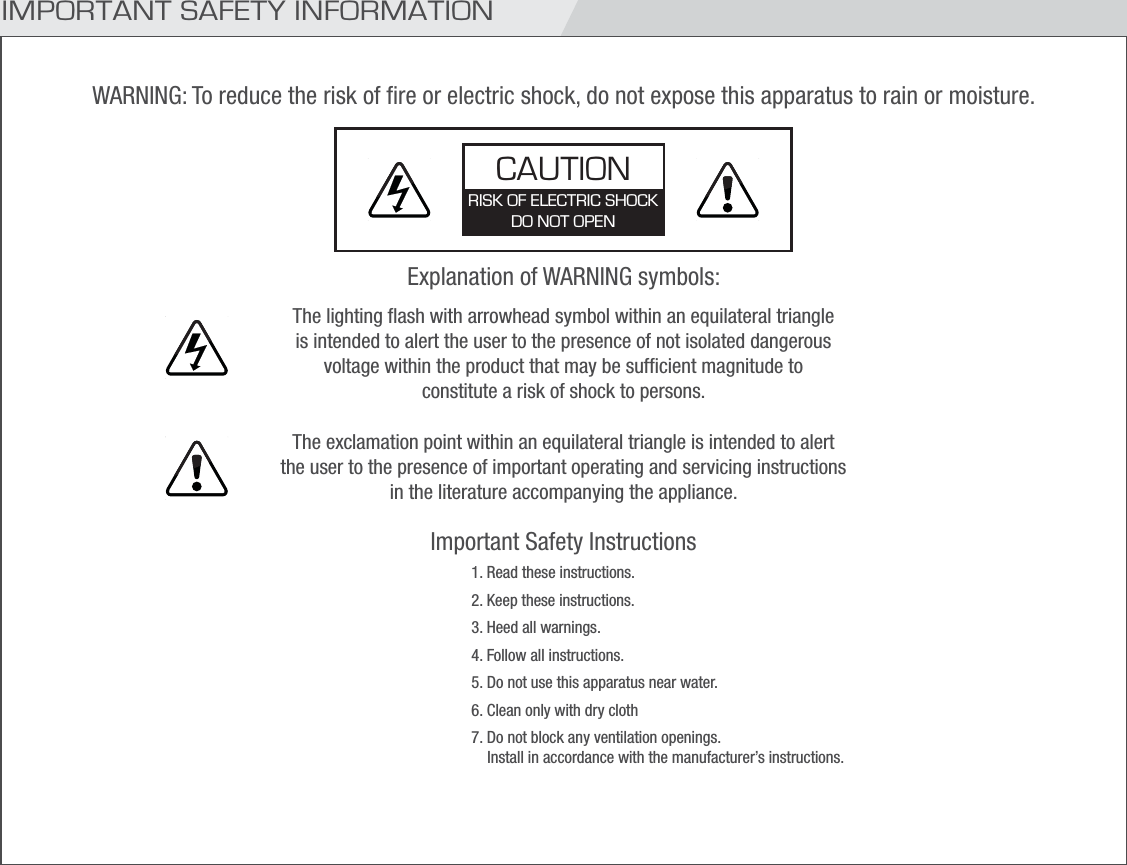 CAUTIONRISK OF ELECTRIC SHOCK DO NOT OPEN8&quot;3/*/(5PSFEVDFUIFSJTLPGmSFPSFMFDUSJDTIPDLEPOPUFYQPTFUIJTBQQBSBUVTUPSBJOPSNPJTUVSF&amp;YQMBOBUJPOPG8&quot;3/*/(TZNCPMT5IFMJHIUJOHnBTIXJUIBSSPXIFBETZNCPMXJUIJOBOFRVJMBUFSBMUSJBOHMFJTJOUFOEFEUPBMFSUUIFVTFSUPUIFQSFTFODFPGOPUJTPMBUFEEBOHFSPVTWPMUBHFXJUIJOUIFQSPEVDUUIBUNBZCFTVGmDJFOUNBHOJUVEFUPDPOTUJUVUFBSJTLPGTIPDLUPQFSTPOT5IFFYDMBNBUJPOQPJOUXJUIJOBOFRVJMBUFSBMUSJBOHMFJTJOUFOEFEUPBMFSUUIFVTFSUPUIFQSFTFODFPGJNQPSUBOUPQFSBUJOHBOETFSWJDJOHJOTUSVDUJPOTJOUIFMJUFSBUVSFBDDPNQBOZJOHUIFBQQMJBODF*NQPSUBOU4BGFUZ*OTUSVDUJPOT3FBEUIFTFJOTUSVDUJPOT,FFQUIFTFJOTUSVDUJPOT)FFEBMMXBSOJOHT&apos;PMMPXBMMJOTUSVDUJPOT%POPUVTFUIJTBQQBSBUVTOFBSXBUFS$MFBOPOMZXJUIESZDMPUI%POPUCMPDLBOZWFOUJMBUJPOPQFOJOHT*OTUBMMJOBDDPSEBODFXJUIUIFNBOVGBDUVSFSTJOTUSVDUJPOTIMPORTANT SAFETY INFORMATION