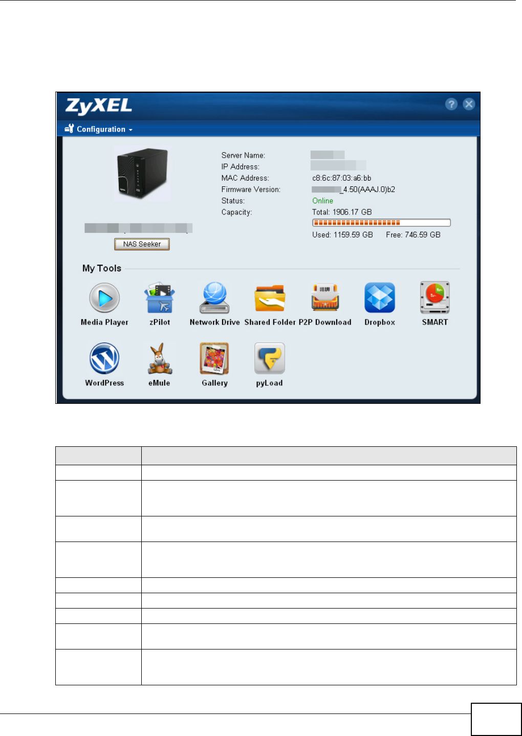 zyxel nas starter utility nsa320