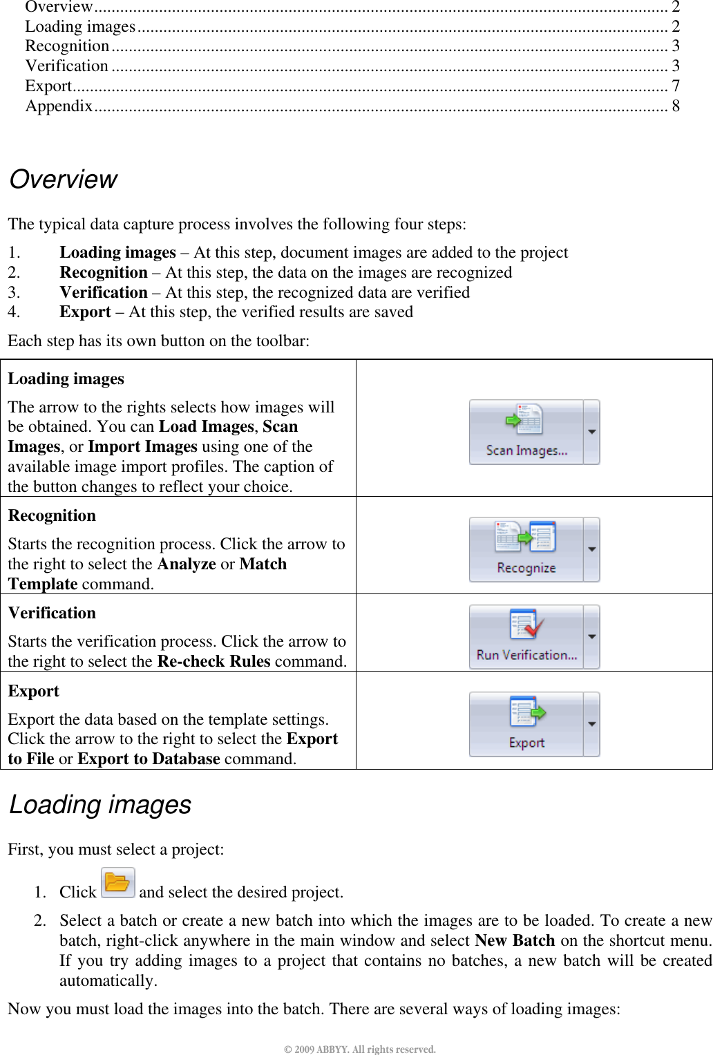 Page 2 of 11 - Abbyy - Operator_Guide_FlexiCapture_80_eng Flexi Capture 8.0 Professional Data Operator’s Guide Og En