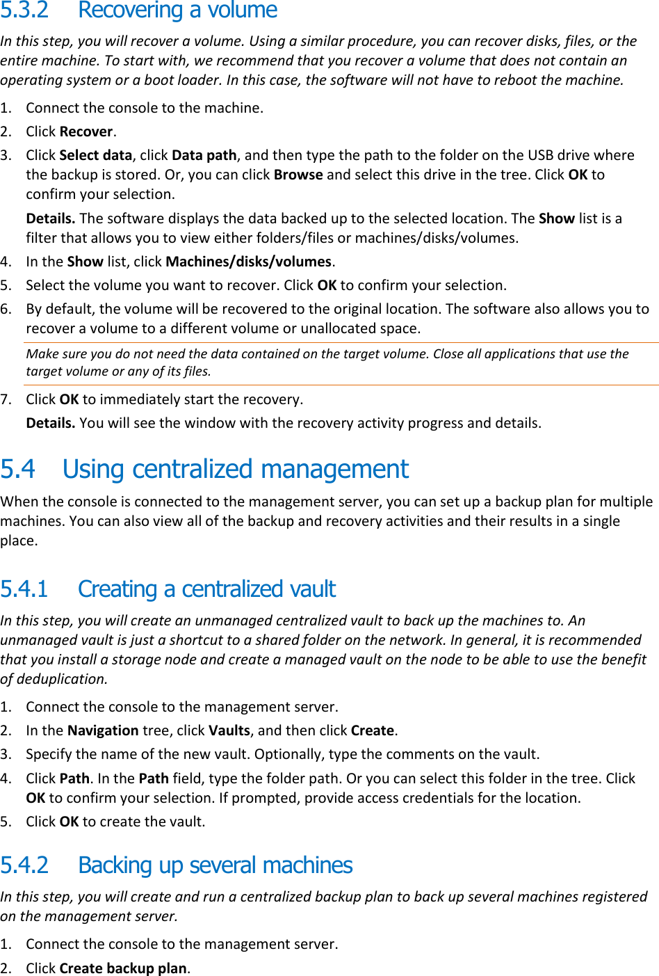 Page 8 of 10 - Acronis Backup & Recovery 11 Advanced Editions Server - 11.0 Quick Start Guide ABR11AS Qsg En-US