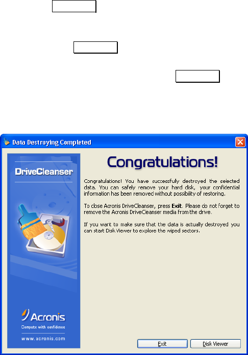 Acronis drivecleanser что это