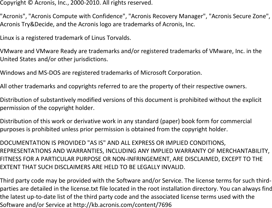 Page 2 of 8 - Acronis Acronis® Disk Director® 11 Home Quick Start Guide Director - 11.0 ADD11H Qsg En-US