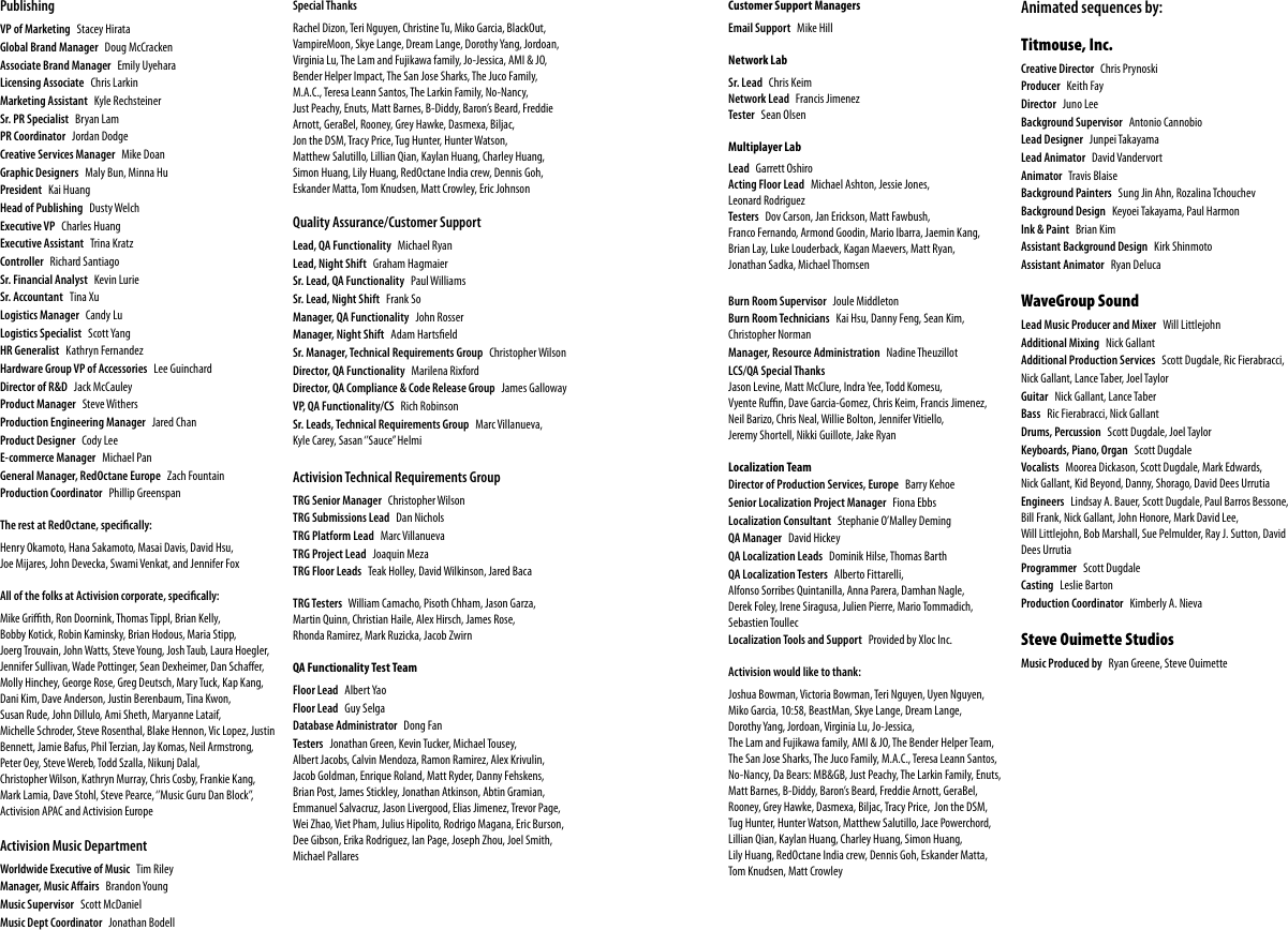 Page 11 of 11 - Activision Xbox360 User Manual  Db86a3ae-f8db-4aaf-b3ae-cbb9f65d5309