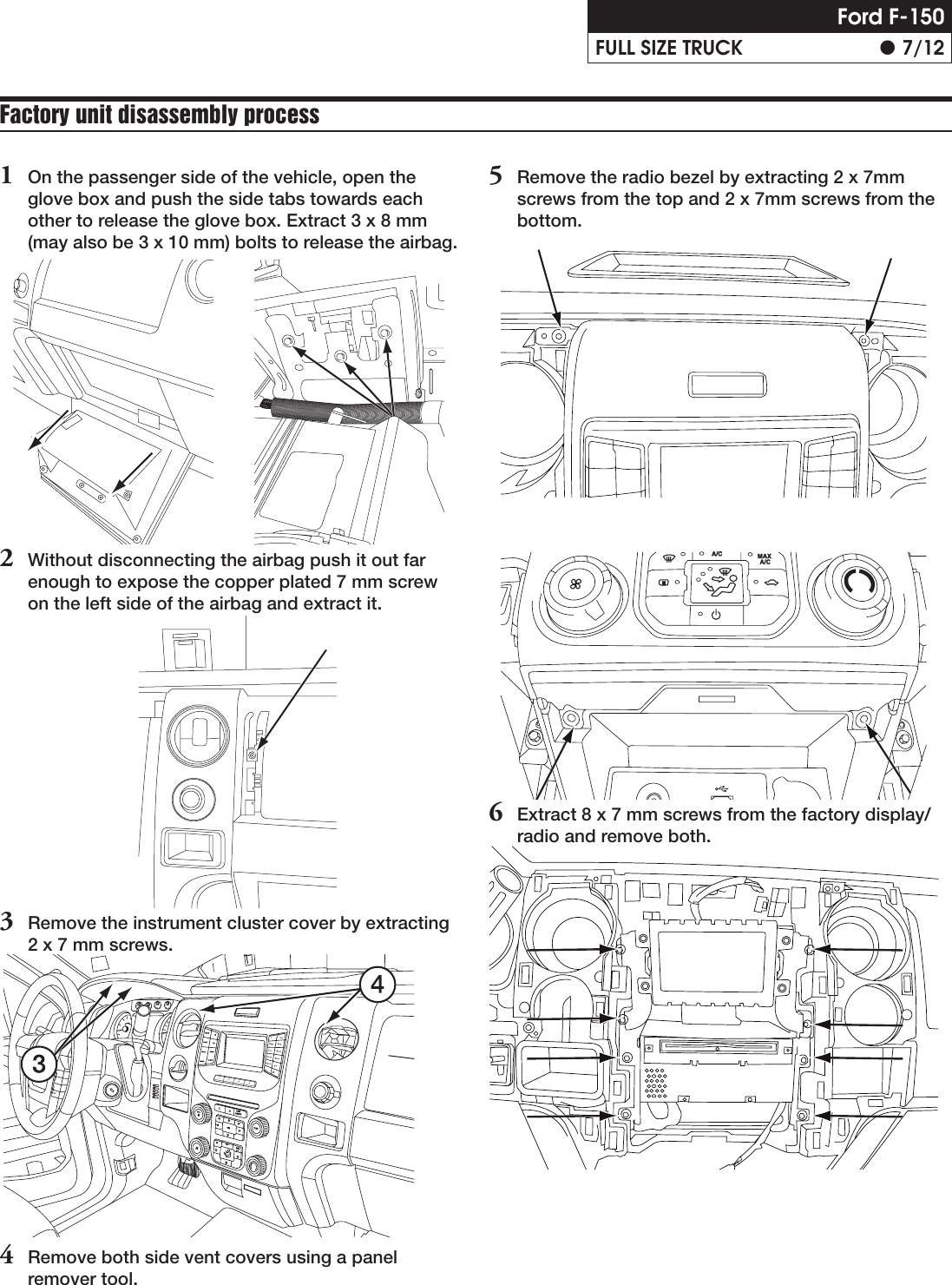 Page 7 of 12 - Alpine  X009-FD2 - Installation Guide IM