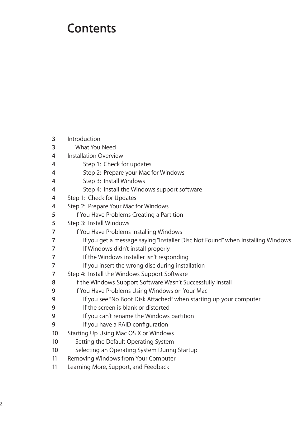 Page 2 of 12 - Apple Boot Camp Installation And Setup Guide - Macbook Air (Late 2010) & Install-Setup Late2010