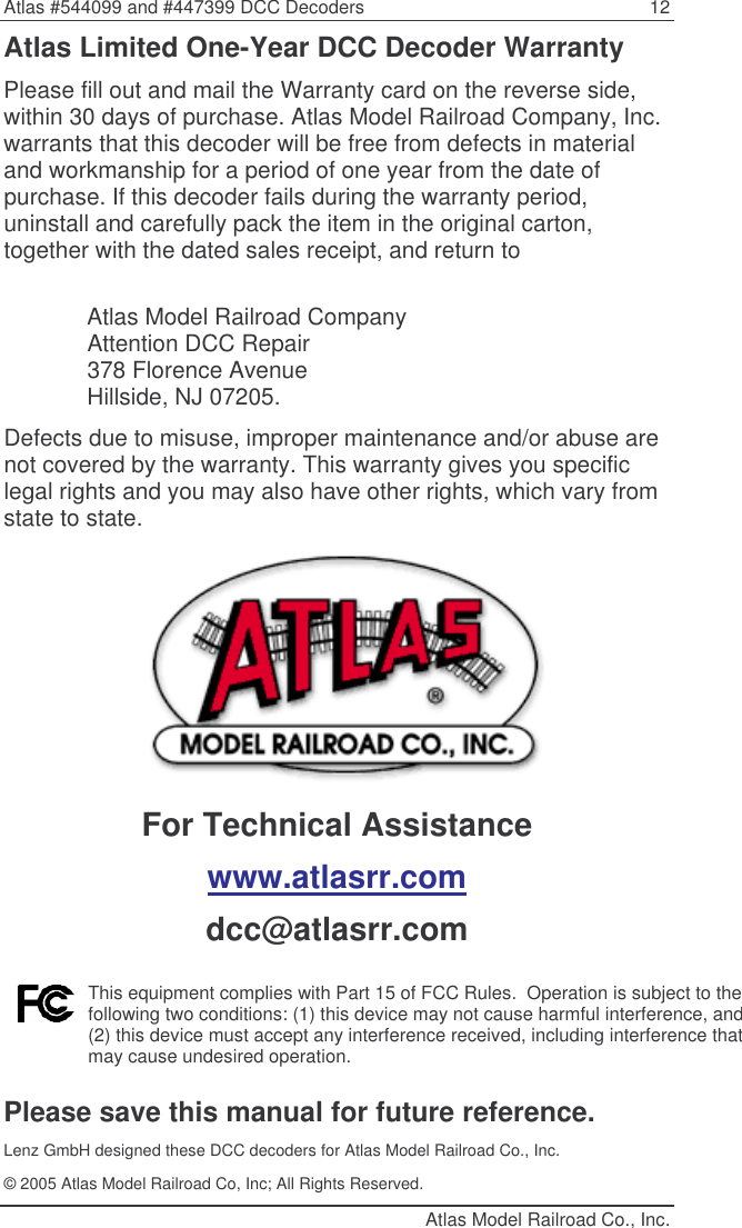 Page 12 of 12 - Atlas 447299 N_SD24or26Manual_Atlas User Manual  1f6dcd01-bca7-4fe1-9801-2e6ce06ea4c6