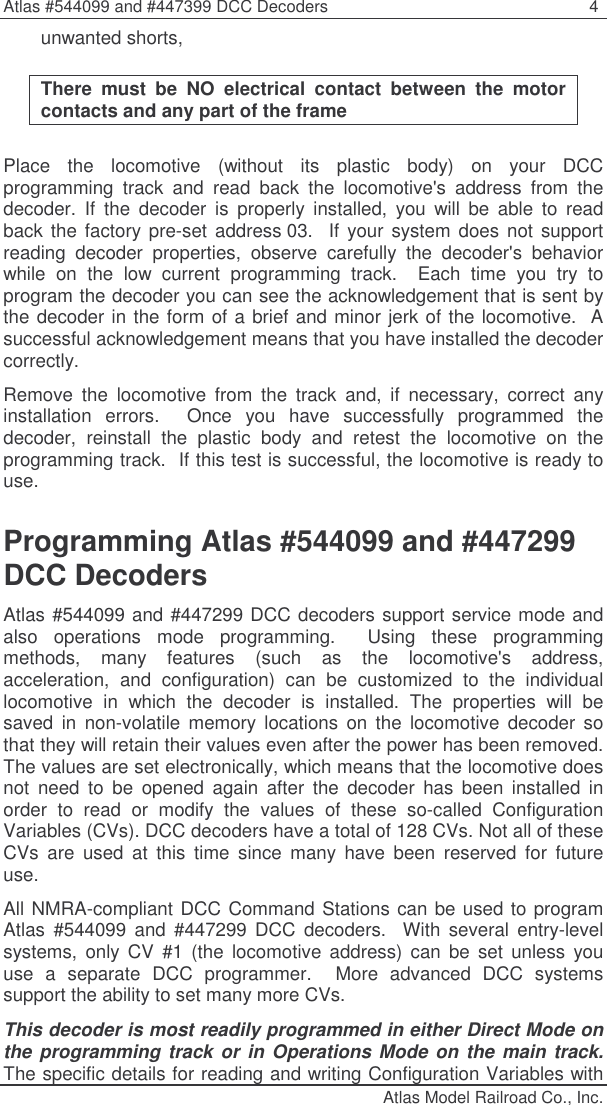 Page 4 of 12 - Atlas 447299 N_SD24or26Manual_Atlas User Manual  1f6dcd01-bca7-4fe1-9801-2e6ce06ea4c6