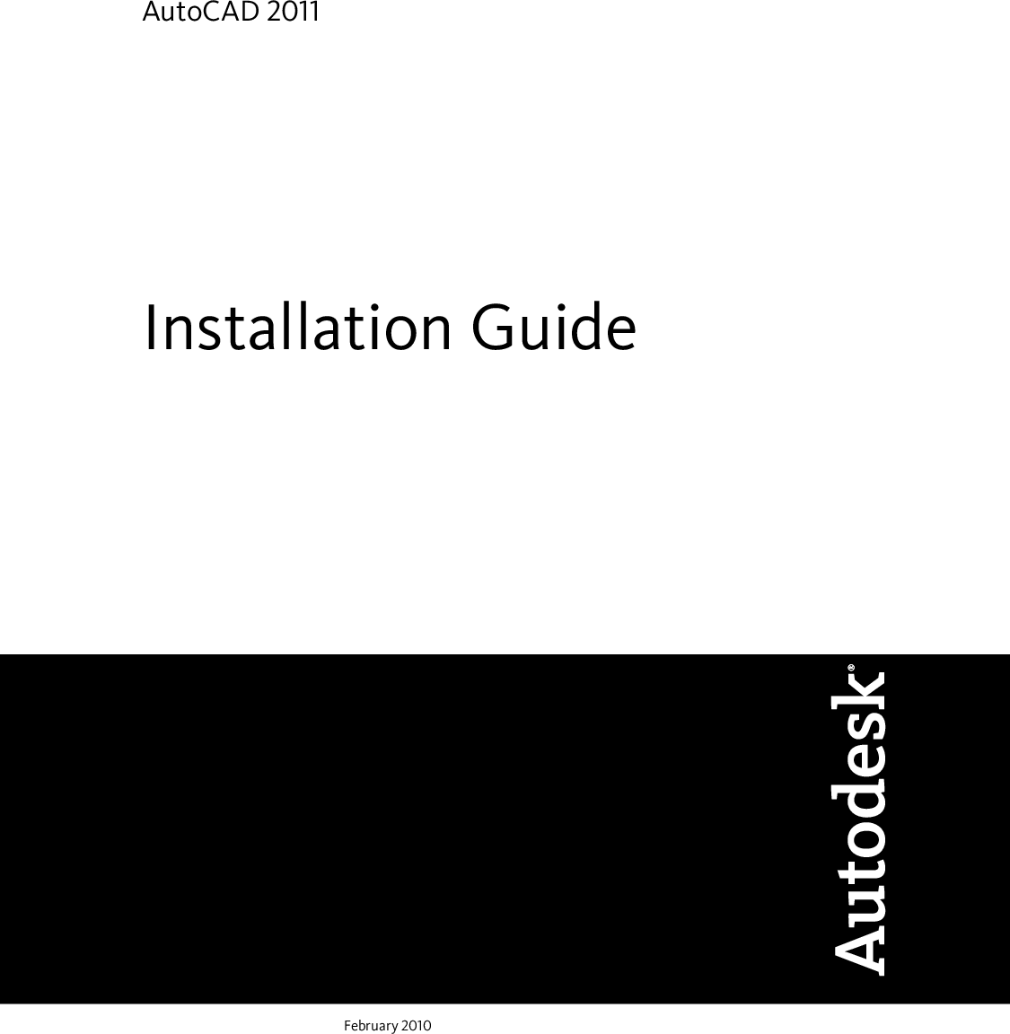 Autodesk Autocad 2011 Installation Guide Auto Cad Install 4038