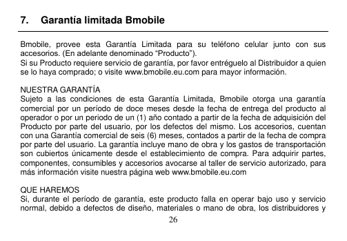 Page 27 of b mobile 30-063 Mobile Phone User Manual 