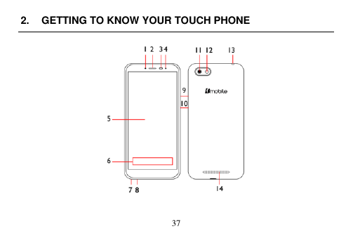 Page 38 of b mobile 30-063 Mobile Phone User Manual 