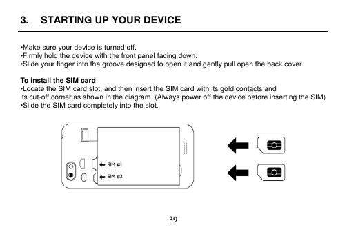 Page 40 of b mobile 30-063 Mobile Phone User Manual 