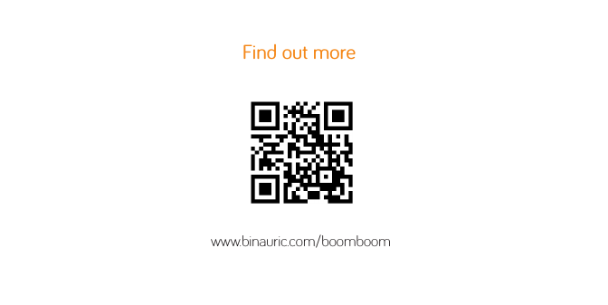 Find out morewww.binauric.com/boomboom