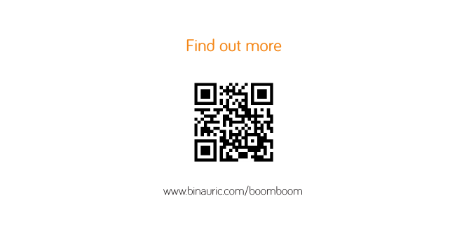 Find out morewww.binauric.com/boomboom