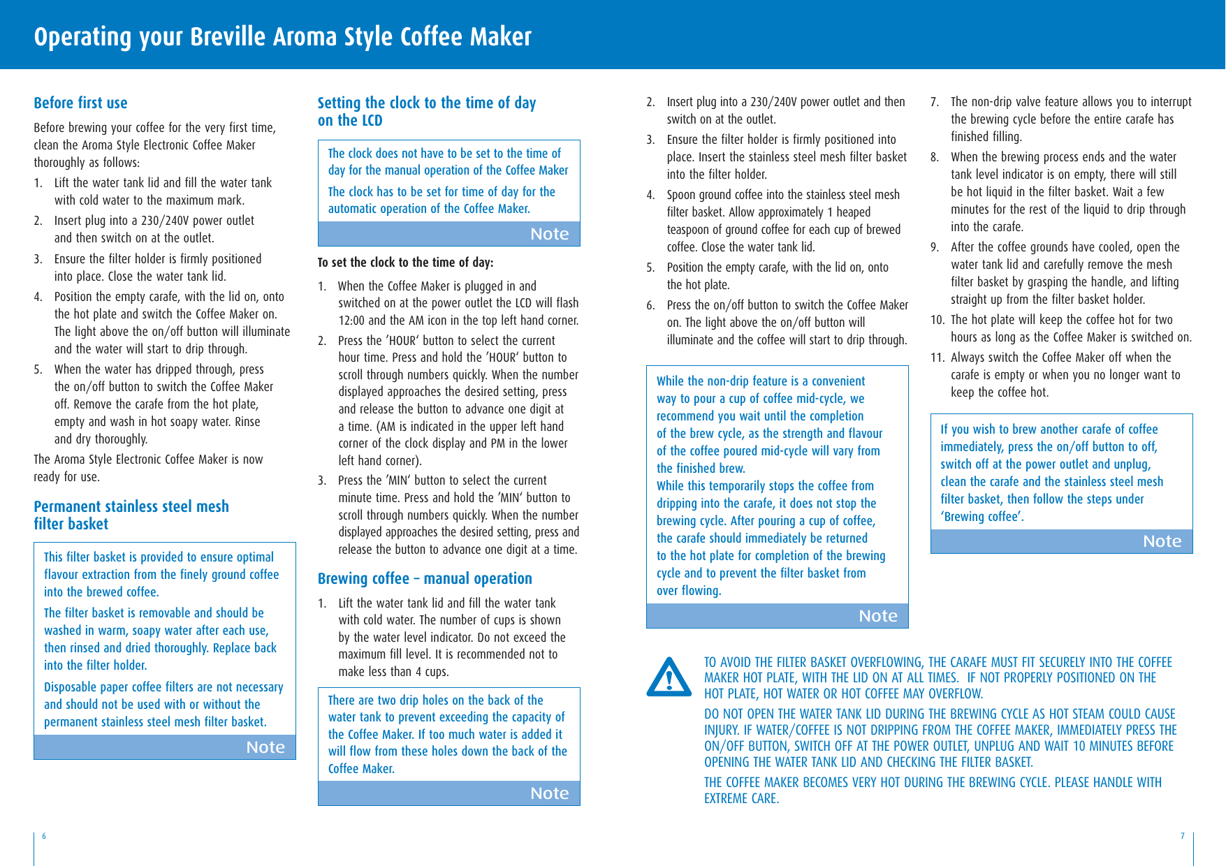 Page 4 of 9 - Breville Bcm6003 BR6240 BCM600 Book.qxp User Manual  752b9899-1dc8-4aa5-8c75-68764094ed0a