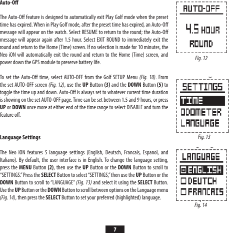 Page 8 of 12 - Bushnell  Neo Ion - Quick Start Guide Neo-i ON-QSG-EN