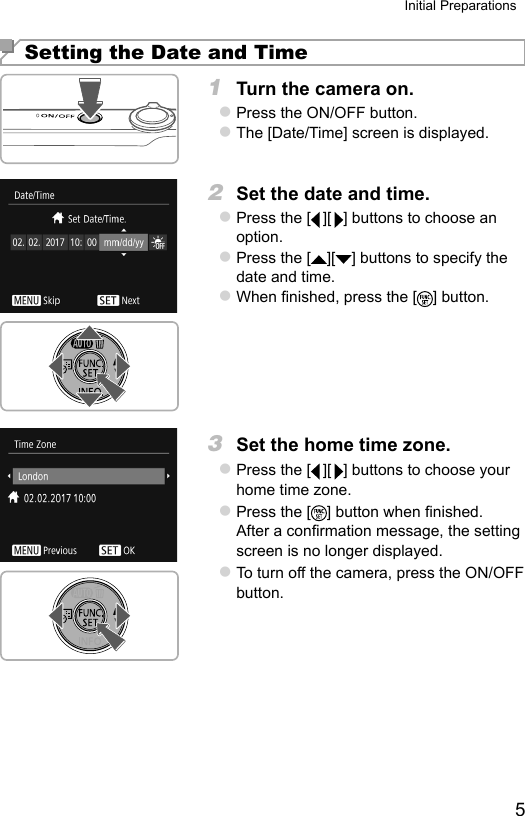 Page 5 of 10 - Canon IXUS 185 - Getting Started QG EN