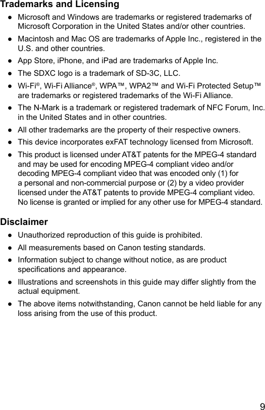Page 9 of 11 - Canon  IXUS 190 - Getting Started QG EN