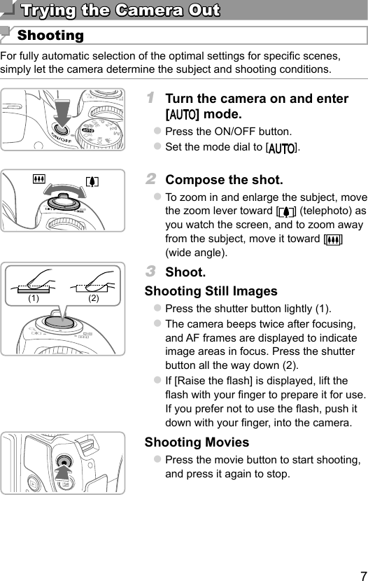 Page 7 of 11 - Canon  Power Shot SX540 HS - Getting Started PS QSG EN