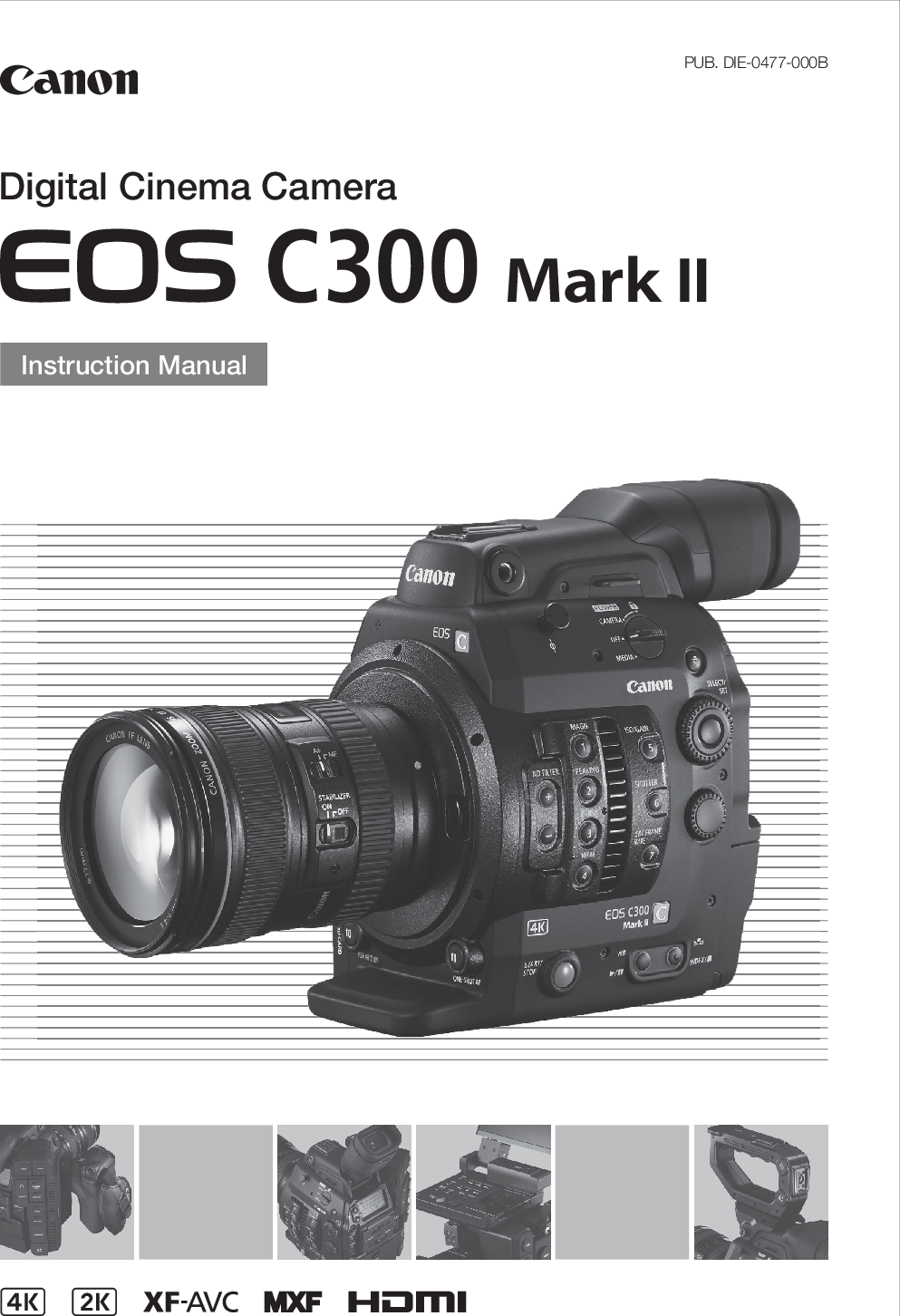 Canon Eos C300 Mark Ii Pl Operating Guide Eosc300mk2 300mk2pl Im En