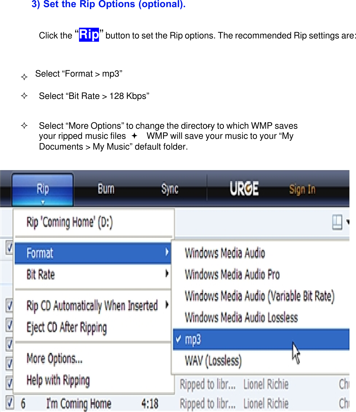 Page 4 of 10 - Coby  MP-C885 - Quick Setup Guide MPC885 SG