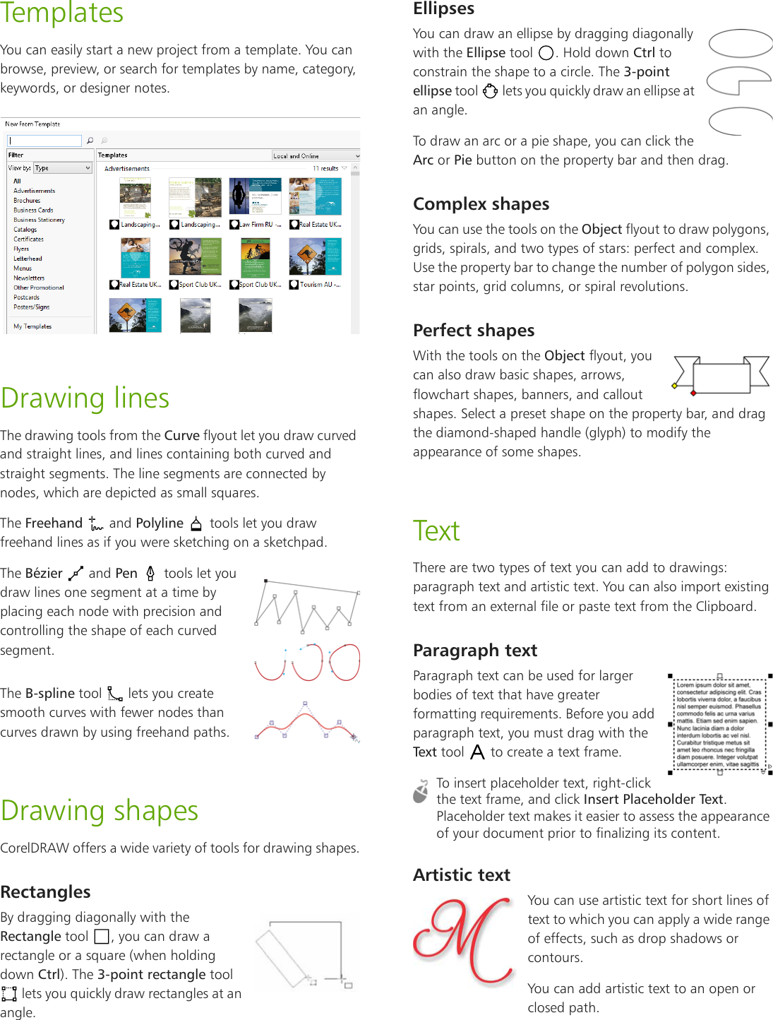 Page 3 of 12 - Corel CorelDRAW Graphics Suite X8 Quick Start Guide Draw - CDRAW-GS-X8 QSG EN