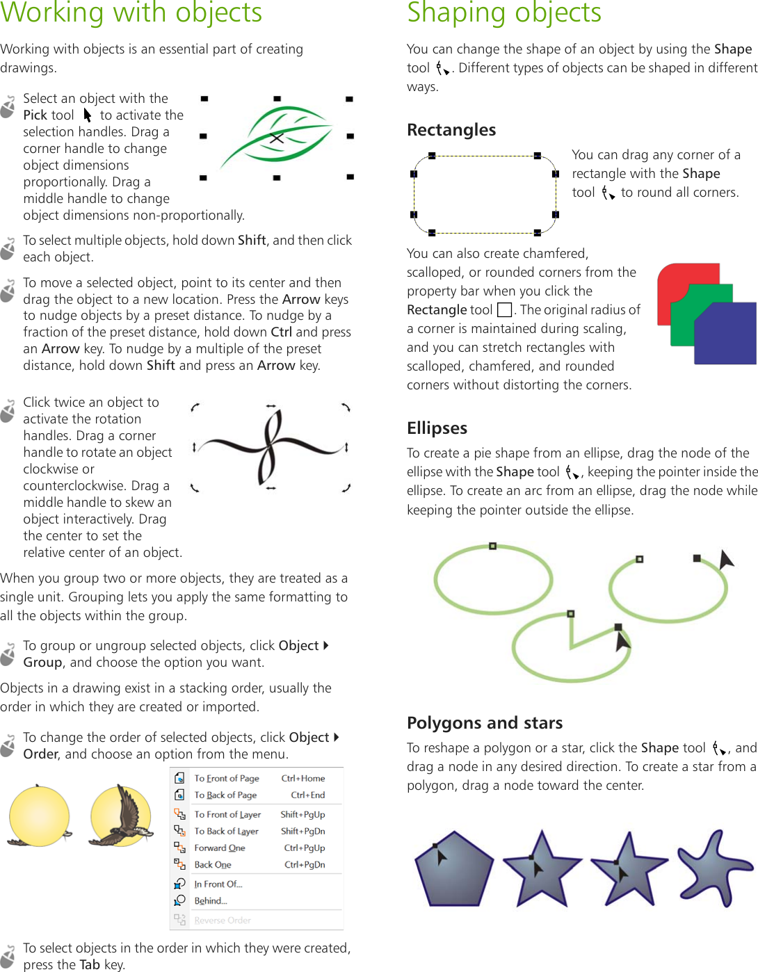 Page 6 of 12 - Corel CorelDRAW Graphics Suite X8 Quick Start Guide Draw - CDRAW-GS-X8 QSG EN