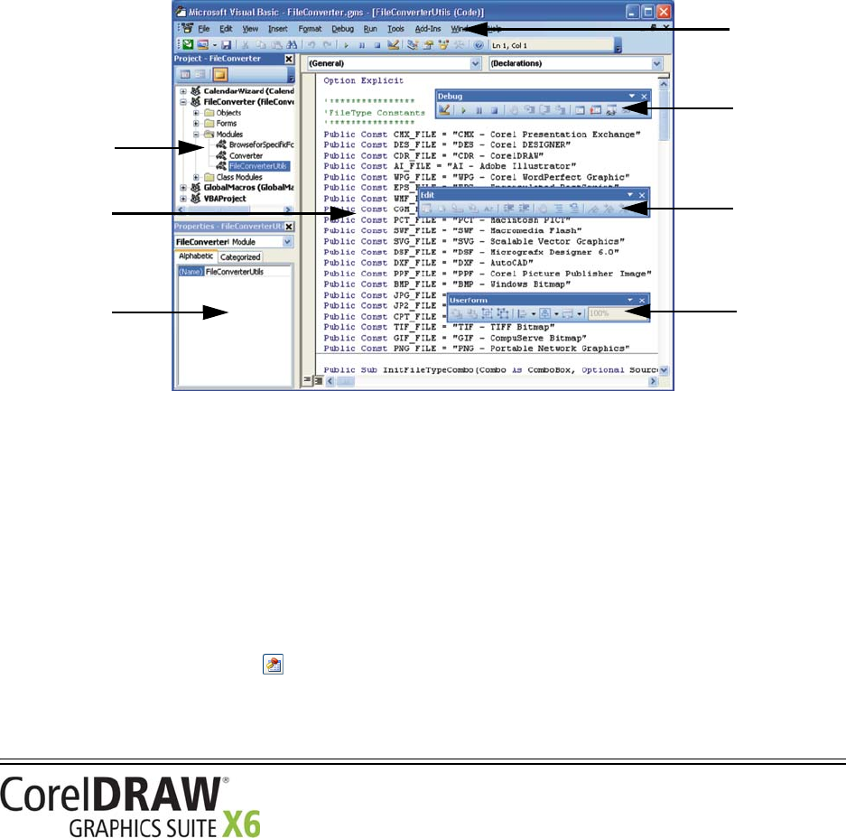 Corel Coreldraw R Graphics Suite X6 Macro Programming Guide Draw Cdraw Program