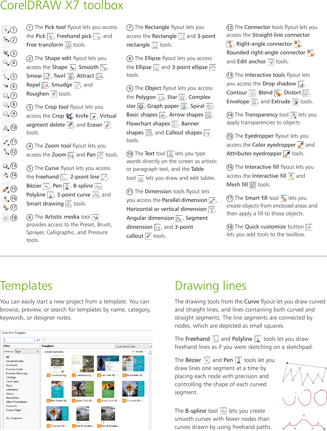 Page 3 of 12 - Corel CorelDRAW Graphics Suite X7 Quick Start Guide Draw - Graphics-Suite-X7-QSG-EN