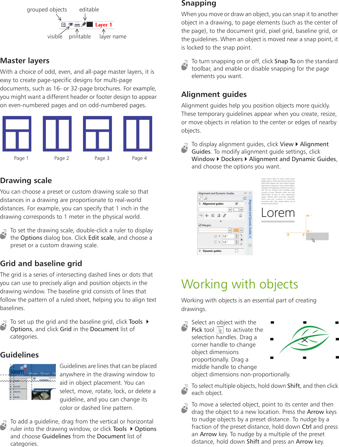 Page 6 of 12 - Corel CorelDRAW Graphics Suite X7 Quick Start Guide Draw - Graphics-Suite-X7-QSG-EN