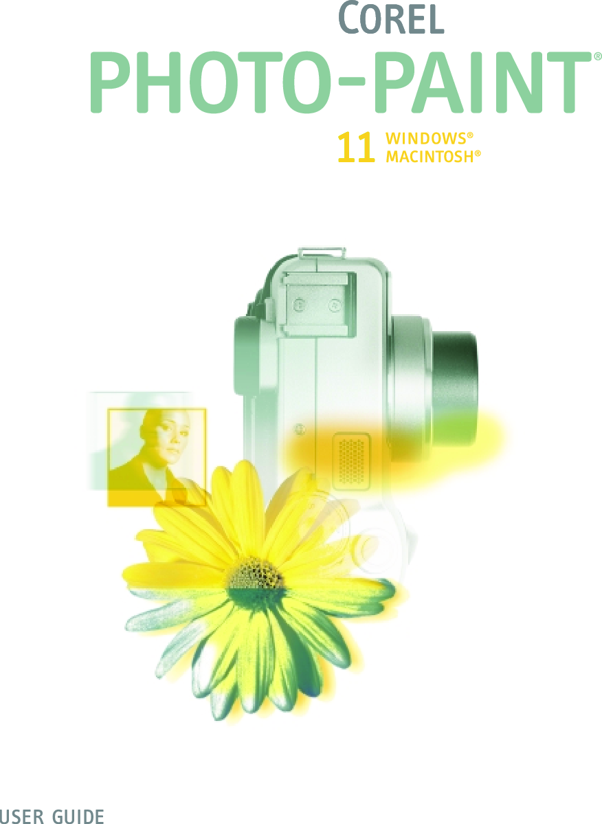 Corel Photo Paint 11 Operating Instructions EN