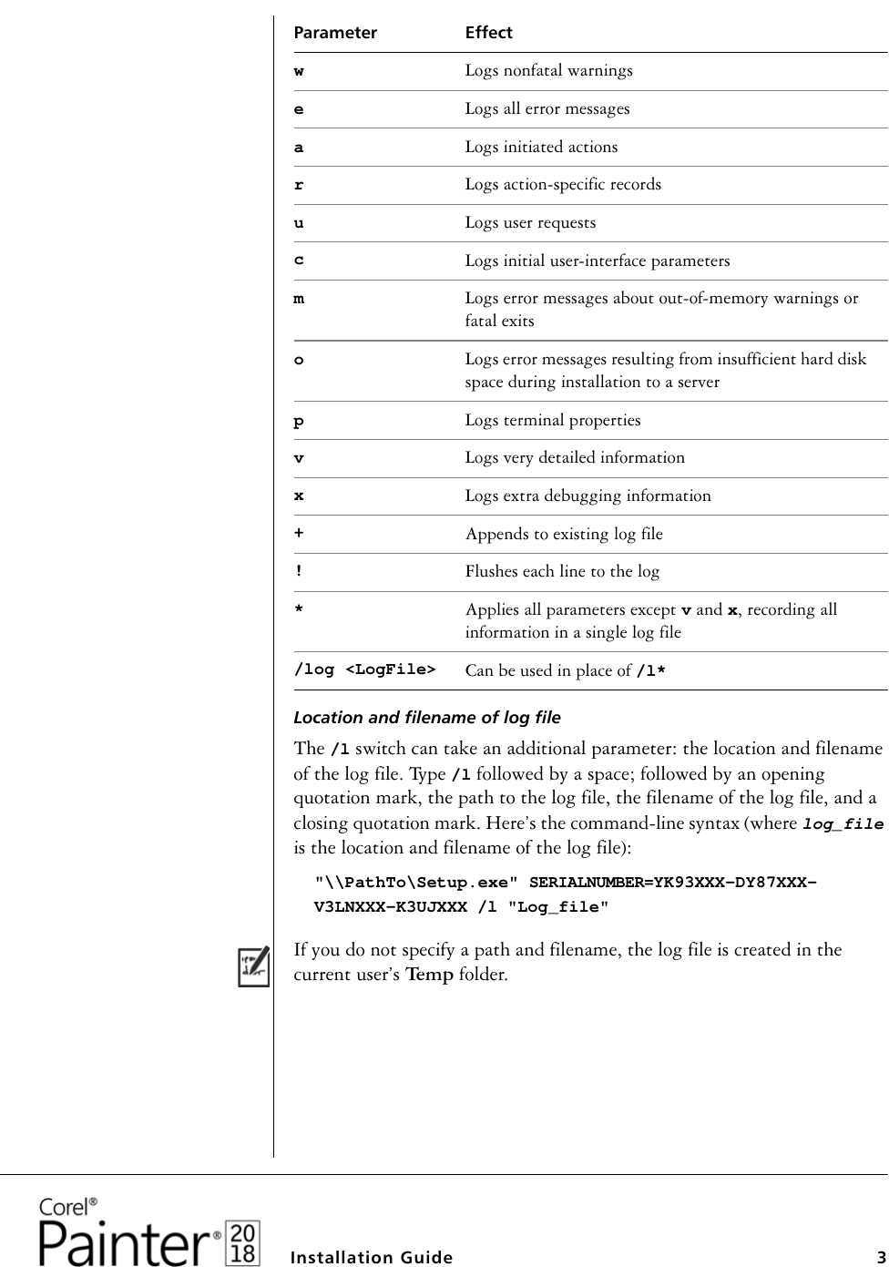 Page 4 of 8 - Corel Painter Installation Guide - 2018 Painter-2018-IG-EN
