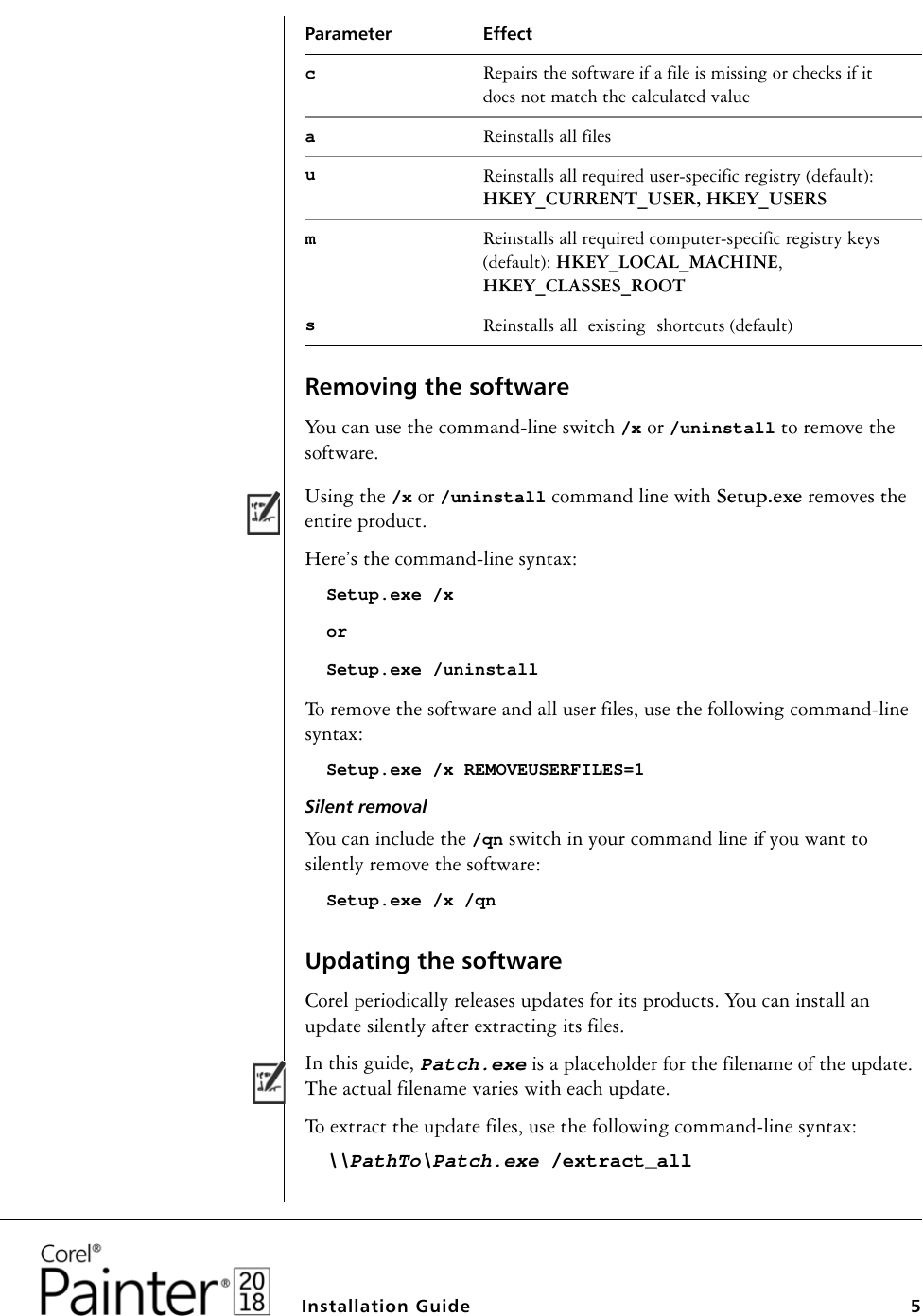 Page 6 of 8 - Corel Painter Installation Guide - 2018 Painter-2018-IG-EN
