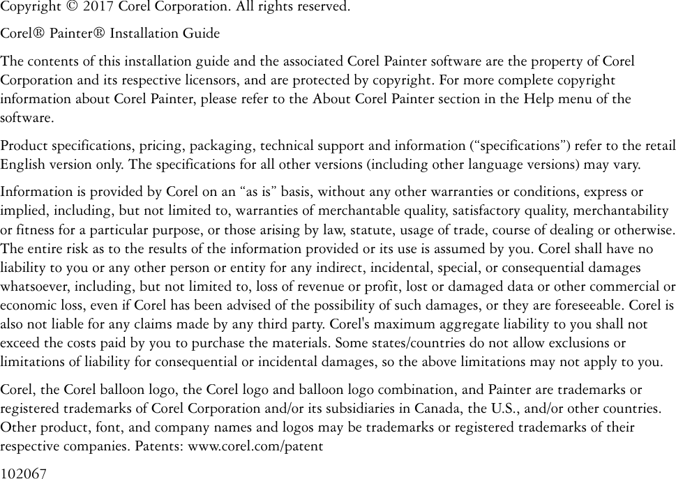 Page 8 of 8 - Corel Painter Installation Guide - 2018 Painter-2018-IG-EN