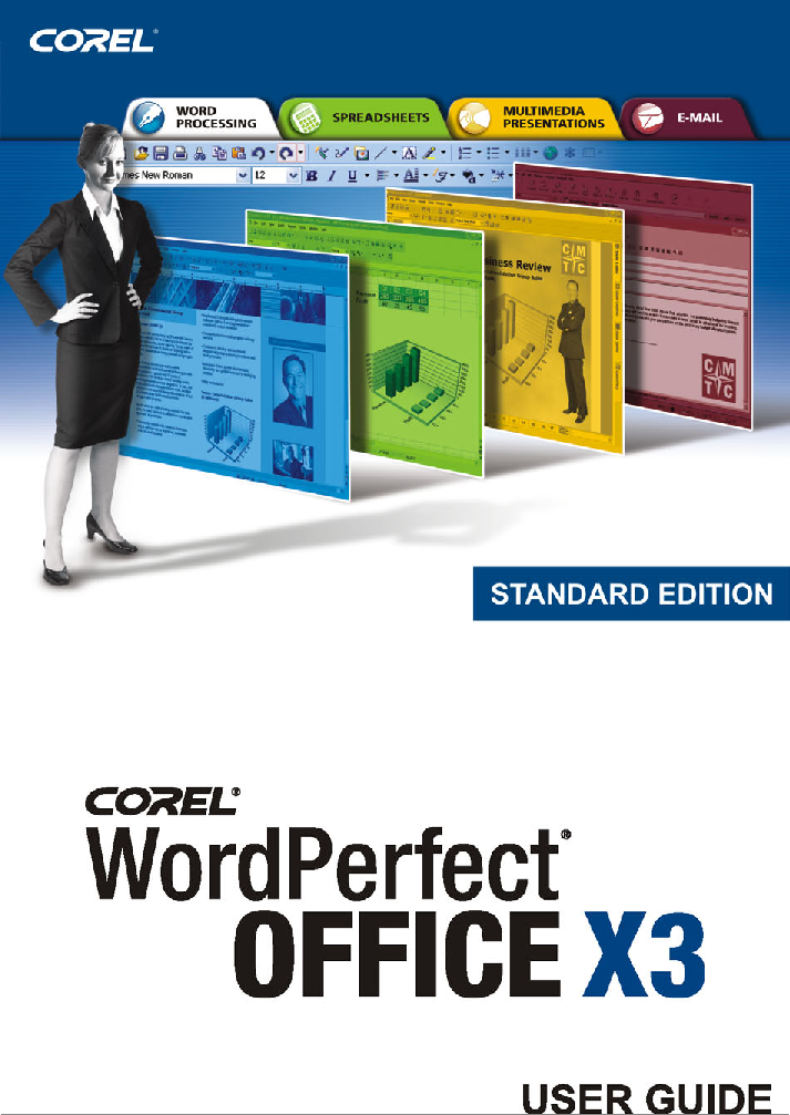 Corel WordPerfect Office X3 User Guide Word Perfect Instruction Manual EN
