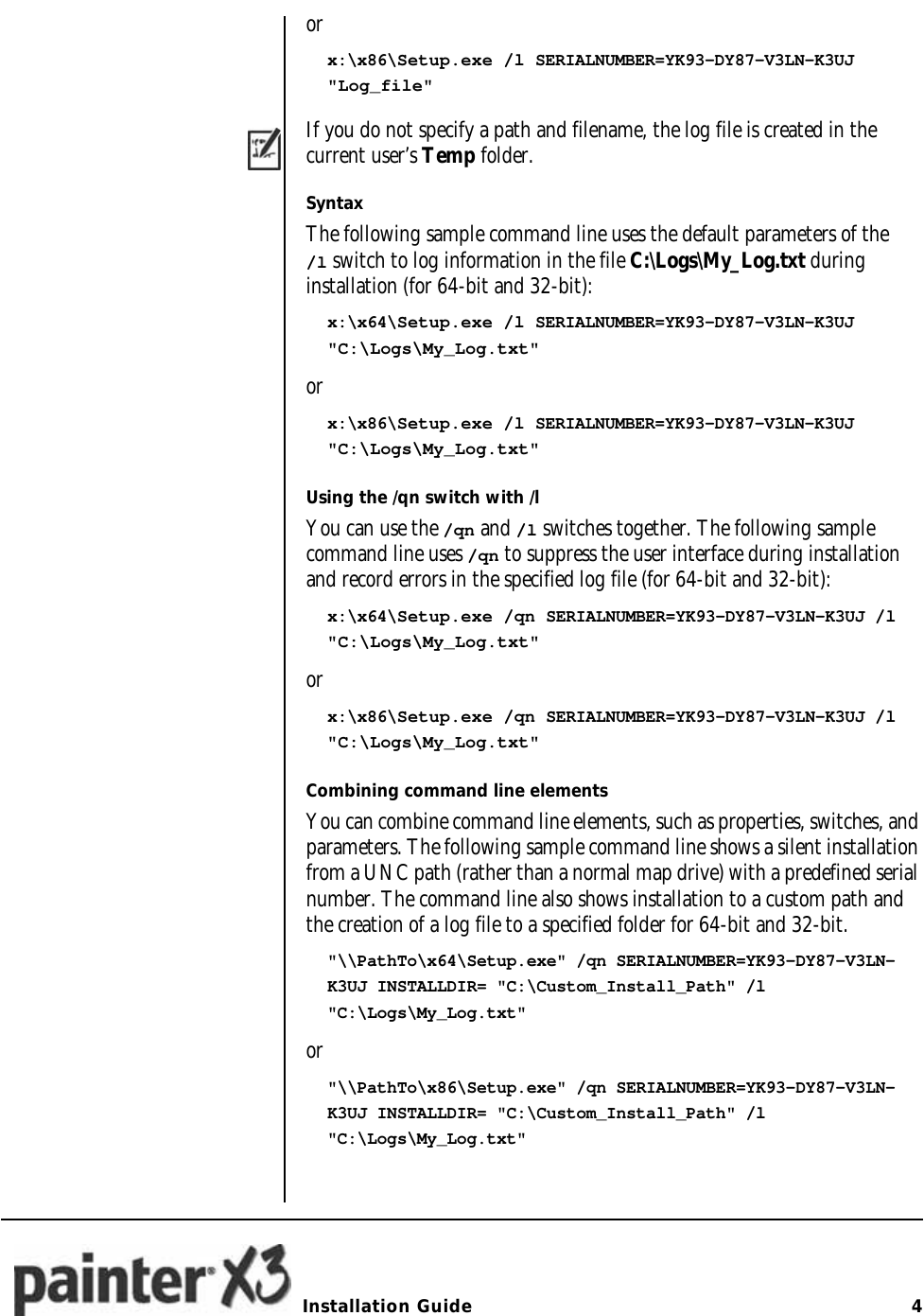Page 5 of 8 - Corel PainterX3 Installation Guide Painter - X3 Painter-x3-dg-en