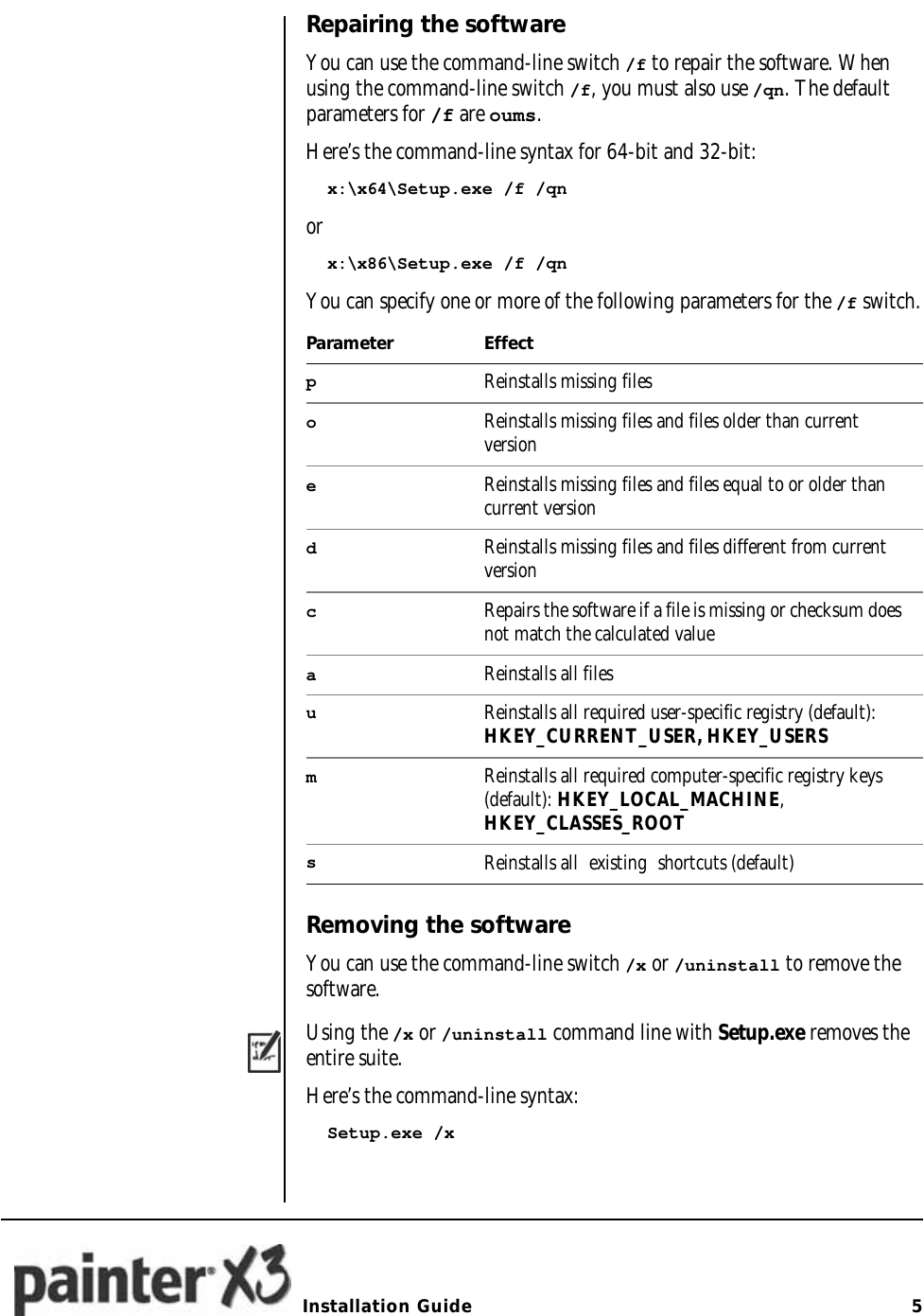 Page 6 of 8 - Corel PainterX3 Installation Guide Painter - X3 Painter-x3-dg-en