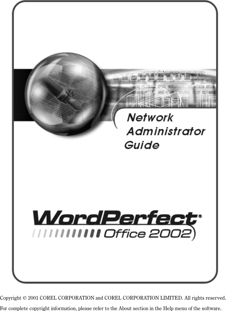 Corel WordPerfect Office 2002 Network Administrator Guide Word Perfect