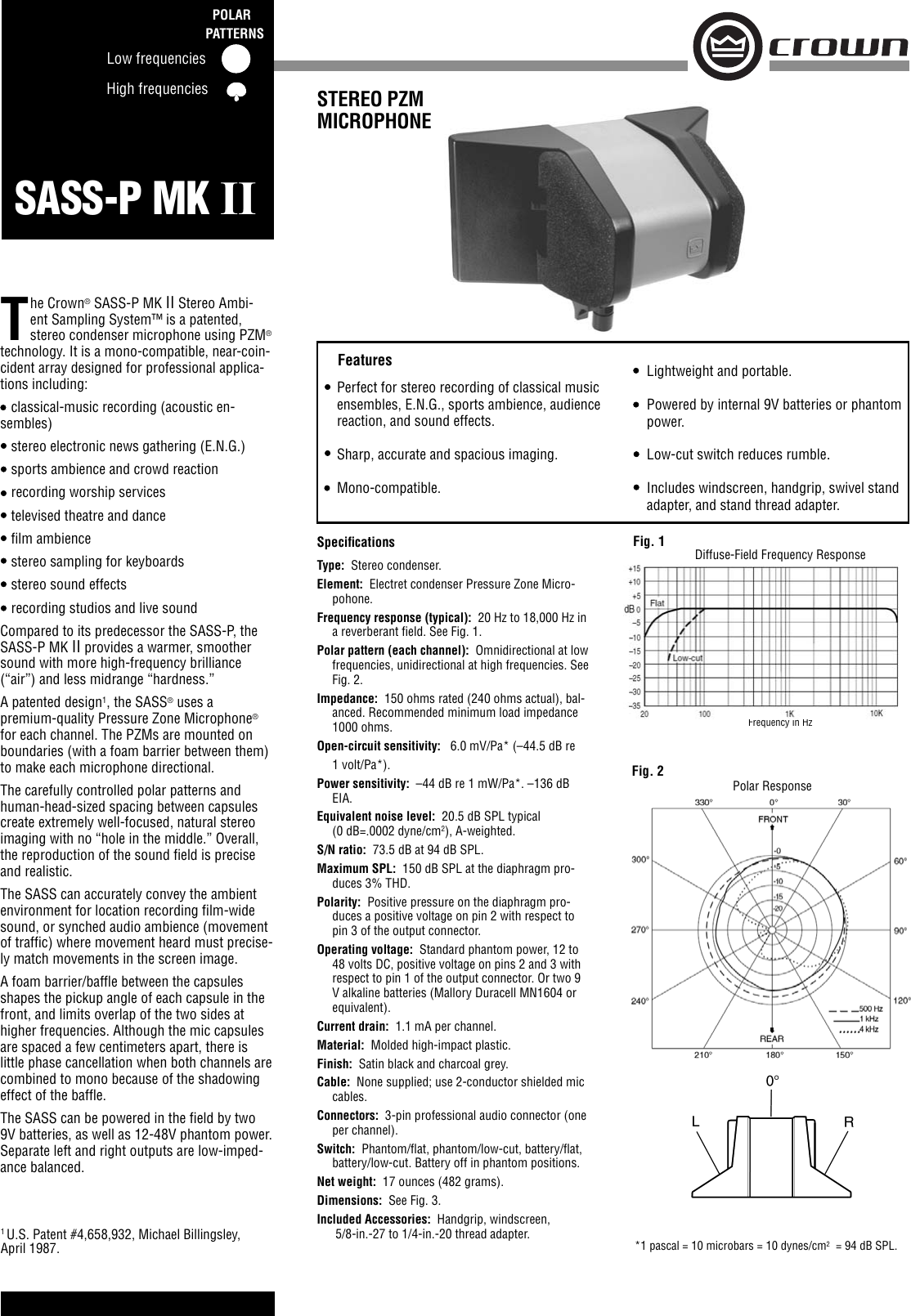 Crown Sasspmkii 126982 5 10 05 Sassp Mk2 Datasheet User Manual 6a5513dd 